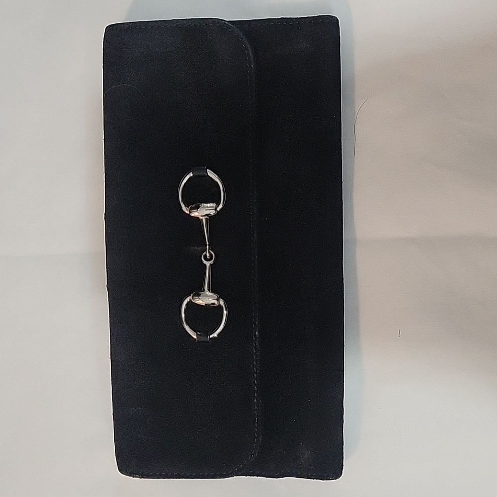 Vintage GUCCI Suede Horsebit Wallet